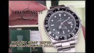 Rolex Gmt Unboxing 16710 Rectangular Dial [upl. by Anaeed]