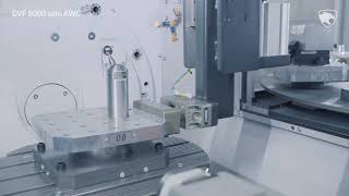 DVF 5000 with AWC  Vertical 5Axis Machining Centers [upl. by Circosta]