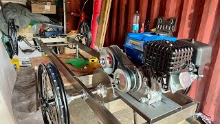 Cyclekart Build Part 4 Fitting Pit Bike Wheels [upl. by Lawley]