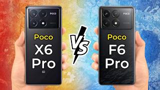 Poco X6 Pro Vs Poco F6 Pro 🔥 Full Specs Comparison [upl. by Aisatsan741]