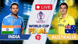 Live India vs Australia ICC World Cup 2023 Final  Live Match Score  IND Vs AUS [upl. by Norraa]