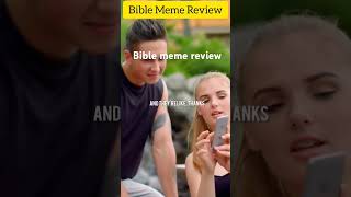 Bible meme review gospel motivation gospelinspiration jesuschristian love jesus facts [upl. by Eimaj]