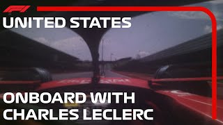 Charles Leclerc Helmet Cam At The FP1 Of The 2024 United States Grand Prix  assettocorsa [upl. by Cohette380]