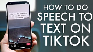 How To Do Text To Speech On TikTok [upl. by Stuart195]