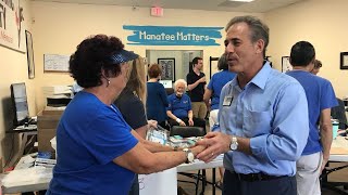 David Shapiro thanks Democrat supporters in Manatee County Florida on Election Day [upl. by Yelrebmyk403]