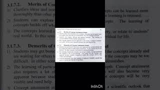 ShortsMerits amp Demerits of Concept Attainment ModelTeaching ampLearningBEd MEd NET CTET KVS [upl. by Gehman]