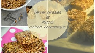 🍴 Recette barres de céréales maison cuisine rapide [upl. by Faye]