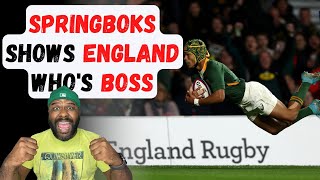 England vs Springboks 2022 Review [upl. by Etnaid]