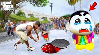 FRANKLIN SHINCHAN and CHOP Survived Zombie Virus In GTA 5 Part 1 Zombie outbreak zombie apocalypse [upl. by Repotsirhc]