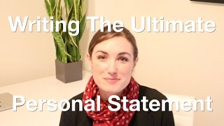 How To Write A Killer UCAS Personal Statement [upl. by Oinesra]