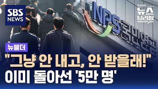 quot그냥 안 내고 안 받을래quot…이미 돌아선 5만 명  SBS  뉴블더 [upl. by Enelyahs]