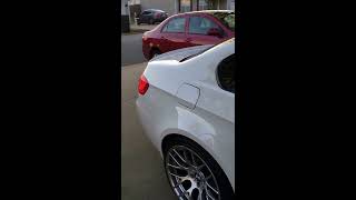 BMW M3 E92 rev Test Pipes  Megan Exhaust [upl. by Anitan]