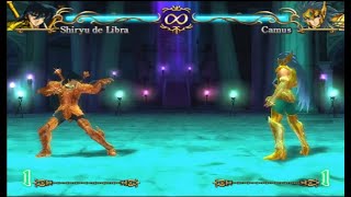 Saint Seiya  Libra Shiryu V2 Vs Acuario Camus [upl. by Aihsyla]