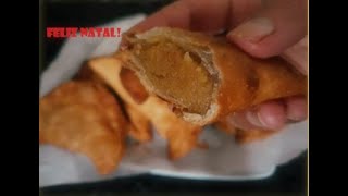 Pastéis azevias de batata doce e amêndoa  Sweet potato and almond pasties [upl. by Essila816]