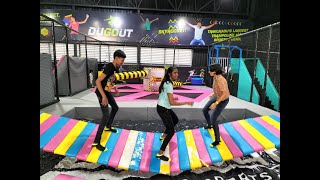 Biggest trampoline park at Chennai by C3  Dugout  Fun activities in Chennai [upl. by Kit]