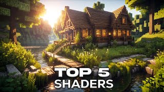 TOP 5 Minecraft Shaders 2024  RTX 4080 [upl. by Imotih]