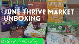 June Thrive Market Unboxing thrivemarket unboxing [upl. by Ahsieka]