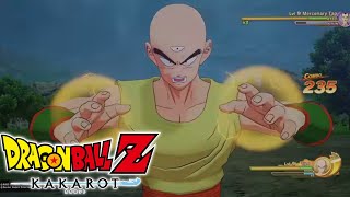 Dragonball Z Kakarot DLC 5 Tien Vs Mercenary Tao Flashback Boss Fight [upl. by Aliak442]