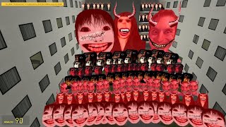 Nextbots Yoshie Rosalia Jerma amp Obunga Family in Liminal Hotel [upl. by Welcome]