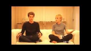 Andrew Garfield Lied To Emma Stone About SpiderMan [upl. by Mitinger]