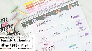 Family Calendar Planning  Review of Personal Planner  At Home With Quita [upl. by Marylee]