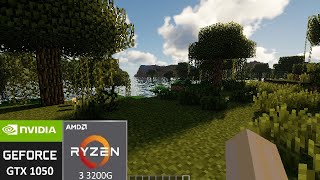 GeForce GTX 1050 Benchmark Minecraft 1122  shaders Chocapic13 v9 high [upl. by Kiyoshi]