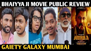 Bhaiyya Ji Movie Public Review  Gaiety Galaxy Mumbai  Manoj Bajpayee  Vinod Bhanushali  Zoya H [upl. by Nona]