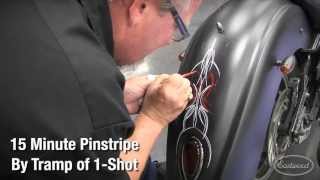 How To Pinstripe Like A Master with Pinstriping Pro Tramp Warner of 1Shot Paint at Eastwood [upl. by Eedebez991]