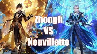 NEUVILLETTE OR ZHONGLI WHICH ONE IS THE BEST [upl. by Alleram]