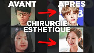 LA CHIRURGIE ESTHÉTIQUE CHEZ LES IDOLS DE KPOP ET ACTEURS CORÉENS [upl. by Suirtemid345]