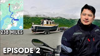 EPOSIDE 2  SEAWARD TO TALKEETNA ALASKA  RIDING WITH BMW GS 1250R [upl. by Garrett]