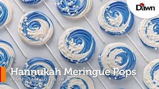 Hanukah Meringue Pops [upl. by Aihsenrad]