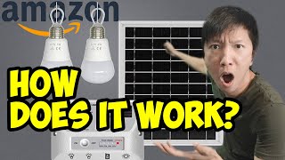 Amazon Solar Light Bulb Review YINGHAO Solar Light [upl. by Adalbert]