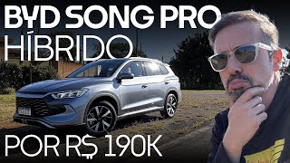 MUITA autonomia por menos de R 200k BYD Song Pro é plugin por preço de Compass e Corolla Cross [upl. by Enneillij]