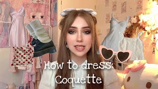 How to dress COQUETTE  Stepbystep guide ♡ [upl. by Ariahs]