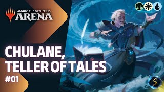 Its Showtime Chulane Teller of Tales 🌲☀️💧 01  MTG Arena  Historic Brawl [upl. by Edvard]