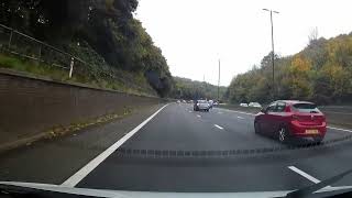 Dash Cam Journey down the M4 Motorway from Llantarnam to Llantrisant [upl. by Eanej989]