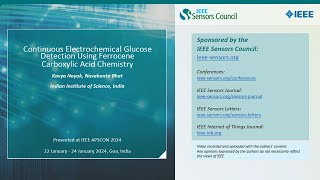 Continuous Electrochemical Glucose Detection Using Ferrocene Carboxylic Acid Chemistry [upl. by Hanshaw382]