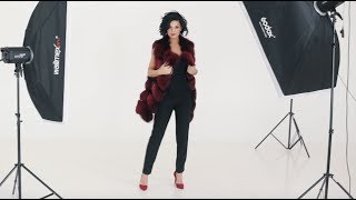 Samanta Tina Starring in RampJ Boutique Luxury Fur Coat Campaign [upl. by Awram57]