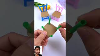 DIY Cardboard amp Pipe Chair  Easy StepbyStep Tutorial for Beginnersshorts short craftbox yt [upl. by Tuinenga]