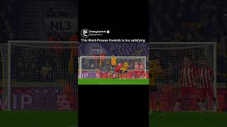 WardProwse free kick goal [upl. by Ellehcin]