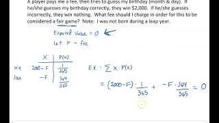 Expected Value  Fair Game [upl. by Mccandless]