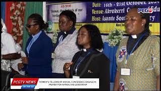 WOMEN’S FELLOWSHIP ANNUAL NATIONAL DELEGATES CONFERENCE ENGAGES IN PRAYER FOR NATION AND THE CHURCH [upl. by Lanny622]