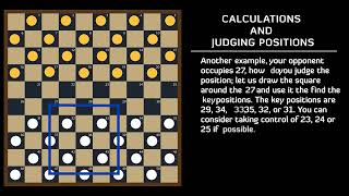 How to Play International Draughts  Calculations and Judging Positions [upl. by Ylrehc605]