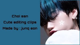 HD Choi San cute editing clips [upl. by Nelubez]