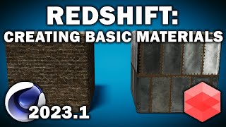 Cinema 4d 20231 Redshift Creating Materials From Online Textures [upl. by Maighdlin]