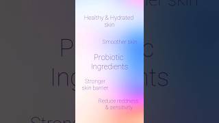 Probiotic Ingredients 🫧 skincare skincareroutine skincaretips skincareproducts skincarelover [upl. by Martsen]