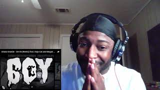 Ariana Grande  3435 Remix feat Doja Cat and Megan Thee Stallion Official Lyric Video Reaction [upl. by Aivatnwahs253]