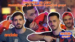 SHQIPËRI VS ÇEKI Kombëtarja për vendin e parë në grup  ANDALE SPORT EPISODI 2 [upl. by Ahcsap866]