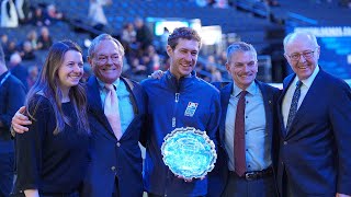 Jason Brown becomes the first recipient of the ButtonSalchow Award in over 10 years [upl. by Enyrhtac]